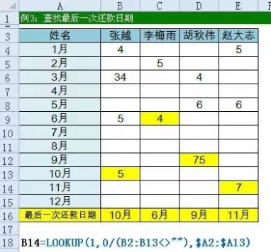 excel中查找函數匯總