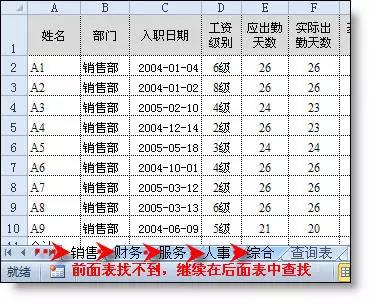 excel中查找函數匯總