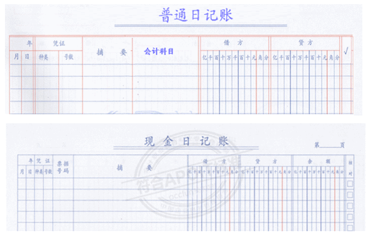 會計賬簿的分類圖